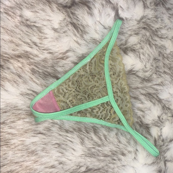 3/$15 Lime Green V- String Panty💚 - Picture 3 of 3